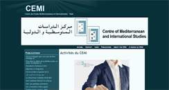 Desktop Screenshot of cemi-tunis.org