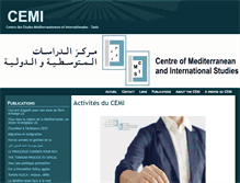 Tablet Screenshot of cemi-tunis.org